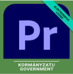 Adobe Premiere Pro for teams - Kormányzati, Többnyelvű, Új előfizetés, 12 hónap (30003019CC01A12)
