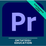 Adobe Premiere Pro for teams - Oktatási, Többnyelvű, Új előfizetés, 12 hónap (30002081CB01A12)