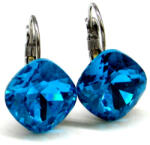 PÁRNA NAGY PÁRNA kapcsos fülbevaló - 12 mm (aquamarine moonlight) (2024031605)