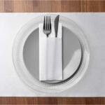 Mapelor Textúrált evőeszköztartós szalvéta "fehér" 40x32 cm 1/8 hajtású 40 lap/csomag -Mapelor