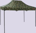 Expodom Gyorsan összecsukható sátor 2x3m - acél, Oldalfalak nélkül, Terepszínű