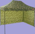 Expodom Gyorsan összecsukható sátor 2x3m - acél, 2 oldalfal, Terepszínű