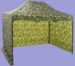 Expodom Gyorsan összecsukható sátor 2x3m - acél, 3 oldalfal, Terepszínű