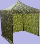 Expodom Gyorsan összecsukható sátor 2x2m - acél, 3 oldalfal, Terepszínű