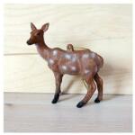  Álló őz, műanyag, akasztható. Mérete: 85x100 mm