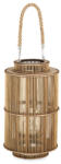 Bizzotto Set 2 felinare bambus natur Turks Ø20x33h (0141615)