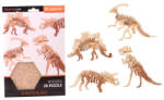 Johntoy Puzzle 3D Dinozaur din lemn