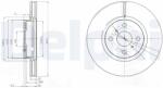 DELPHI Disc frana DELPHI BG4054 (BG4054) - fixbox