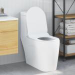 vidaXL Тоалетна седалка Регулирума Бял 50 x 36, 5 x 5 см Полипропилен (42015817)