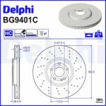 DELPHI Disc frana DELPHI BG9401C (BG9401C) - fixbox