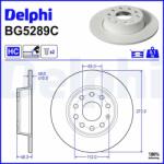DELPHI Disc frana DELPHI BG5289C (BG5289C) - fixbox