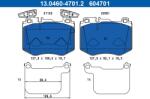 ATE Set placute frana ATE 13.0460-4701.2 (13.0460-4701.2)