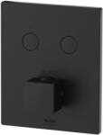 Kronenbach Smart Push kád és zuhany csaptelep süllyesztett z termosztáttal fekete 19046002SM (19046002SM)