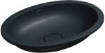 Omnires Shell M+ mosdótál 48x31 cm ovális alulról beépíthető fekete matt SHELL480UPBLV (SHELL480UPBLV)