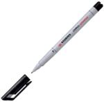 STABILO Nem állandó marker, 0, 7 mm, STABILO OHPen F univerzális, fekete