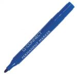 Q-CONNECT permanens marker, kerek hegyű, kék