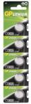 GP Batteries Lítium elem GP CR2025 - 5 db 1042202515