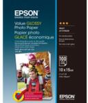 Epson Value Glossy Photo Paper, C13S400039, fotópapír, fényes, fehér, 10x15cm, 183 g/m2, 100 db, tintasugaras
