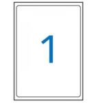 APLI Fotócímkék 199, 6x289, 1 mm APLI A4 lézer 10 lap