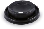 WIMEX Domború fedél (PS) fekete, Ø80 mm-es pohárhoz [100 db]