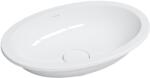 Omnires Shell M+ mosdótál 48x31 cm ovális alulról beépíthető fehér SHELL480UPBP (SHELL480UPBP)