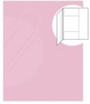 Papiernik Tárolótérkép 3 füllel EKO 253 összehajtva - rózsaszín