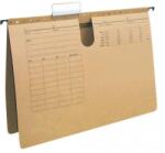 Q-CONNECT Akasztós táska gyorszárral Q-CONNECT újrahasznosított barna