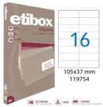 etibox Univerzális címkék 105x37 mm Etibox A4 100 lap