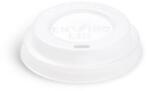 WIMEX Domború fedél (CPLA) fehér, Ø80 mm-es pohárhoz [100 db]