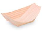 WIMEX Fingerfood tál (fából készült FSC 100%) csónak 11 x 7 cm [100 db]
