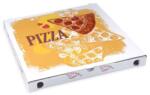 WIMEX Pizza doboz (mikrohullámú karton) C4 fehér nyomattal 34, 5 x 34, 5 x 3 cm [100 db]