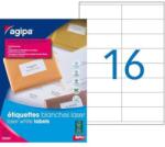 agipa Lézercímkék 105x35mm Agipa A4 100 lap