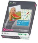 Leitz Lamináló fólia, 125 mikron, hőre laminálható, A6, fényes, LEITZ "iLam", 100 db