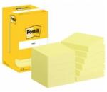 Post-it jegyzettömb 76x76 sárga 12x100 lap