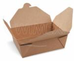 WIMEX Élelmiszerdoboz (PAP/PE) zsírálló kraft `M` 150 x 120 x 48 mm 1000ml [50 db]