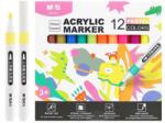 M&G Pasztell akril marker - 12 db-os készlet