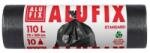 Alufix Szemeteszsákok 110 ℓ/10 db 27 mikron, LDPE 70x100 cm fekete