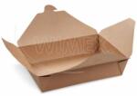 WIMEX Élelmiszer doboz (PAP/PE) zsírálló kraft `L` 195 x 138 x 48 mm 1400ml [50 db]
