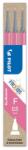 Pilot Frixion gumis utántöltő 0, 5 mm/3 db Micro tip - rózsaszín