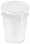 WIMEX Tál (PP) kerek átlátszó 500ml + fedél [250 készlet]