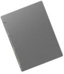 Karton PP PP 4 gyűrűs mappa, füstszínű