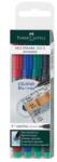 Faber-Castell Multimark permanens marker készlet S/4