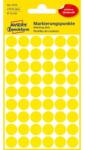 Avery Zweckform Kerek címkék 12 mm, Avery sárga