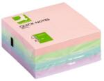 Q-CONNECT Öntapadós jegyzettömb Q-CONNECT 76x76 mm, 400 l, pasztell