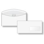 Harmanec-Kuvert C6/5-ös borítékok, fényes, jobb oldali ablakkal, belső nyomtatással, gépi feldolgozáshoz, 1000 db