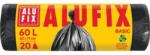 Alufix Szemeteszsákok 60 l /20 db, Economy, 13 mik. , 59 x 72 cm, fekete, HDPE