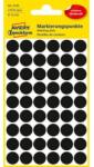 Avery Zweckform 12 mm-es kerek címkék, Avery fekete