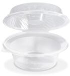 WIMEX Salátástál (PP) Ripboxx Greens öntettálhoz fedővel, átlátszó, 2100ml [25 db]