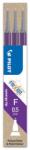 Pilot Frixion gumis utántöltő 0, 5 mm/3 db Micro tip - lila