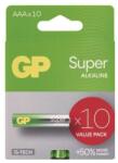 GP Batteries GP alkáli elem SUPER AAA (LR03) - 10 db 1013121001